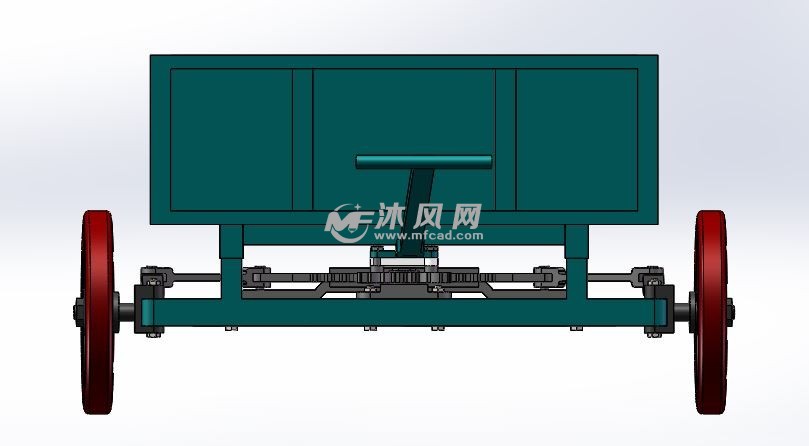 四轮转向拖车