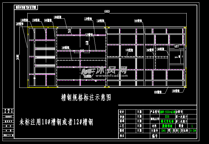 槽钢规格示意图