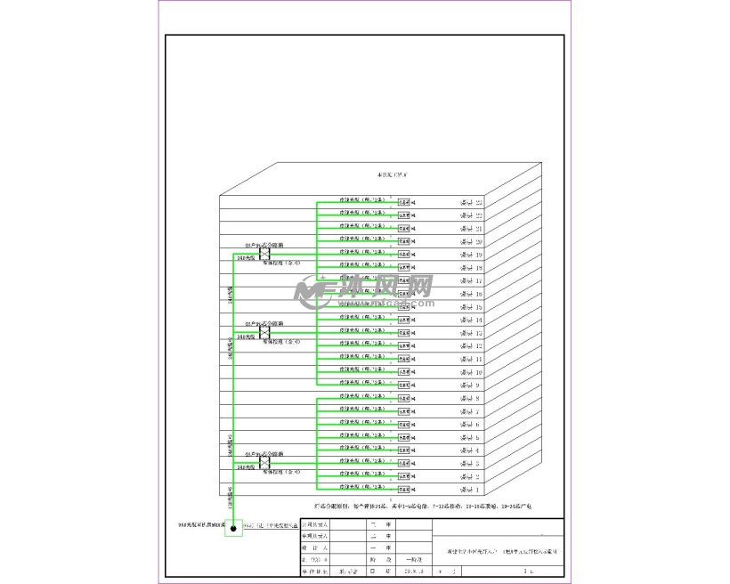 光纤入户竣工图-系统图