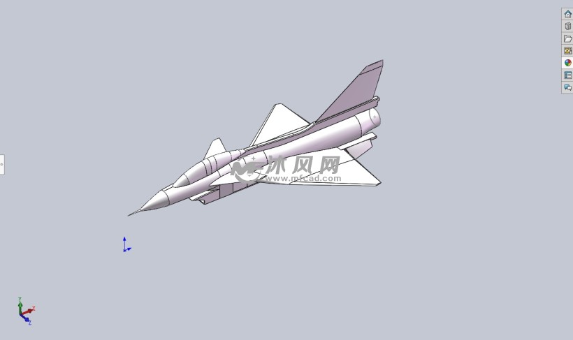 歼十战斗机模型 - 航空航天图纸 - 沐风网