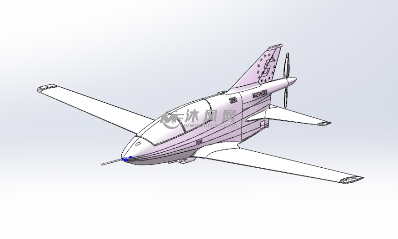 小型航模飞机模型