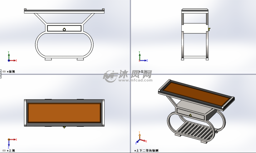 玄关台模型