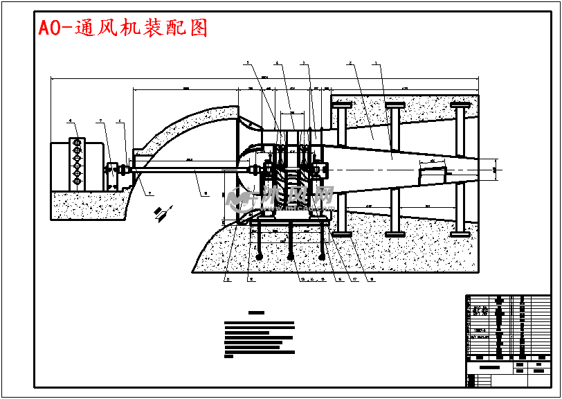 轴流式通风机结构设计