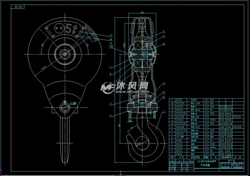 5t电动葫芦图纸共99张