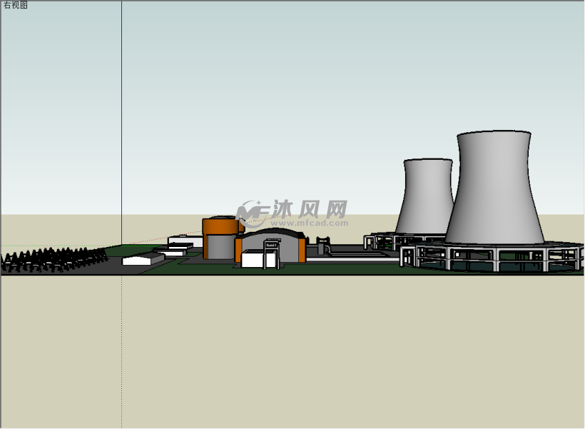 北区莱伯妮核电站规划模型