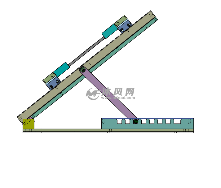 翻转可调节角度治具