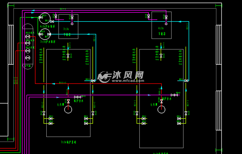 2台2t/h燃气锅炉安装设计