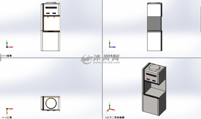 饮水机模型图设计