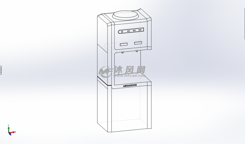 饮水机模型图设计