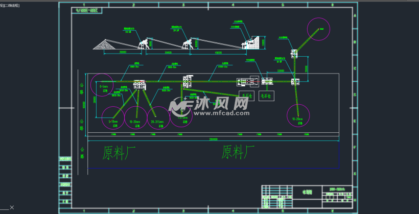 砂石骨料方案布局图