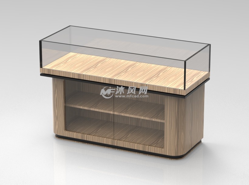 珠宝展示台模型渲染效果图-立体