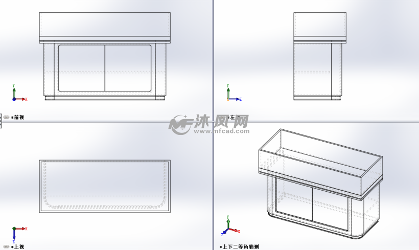 设计模型三视图