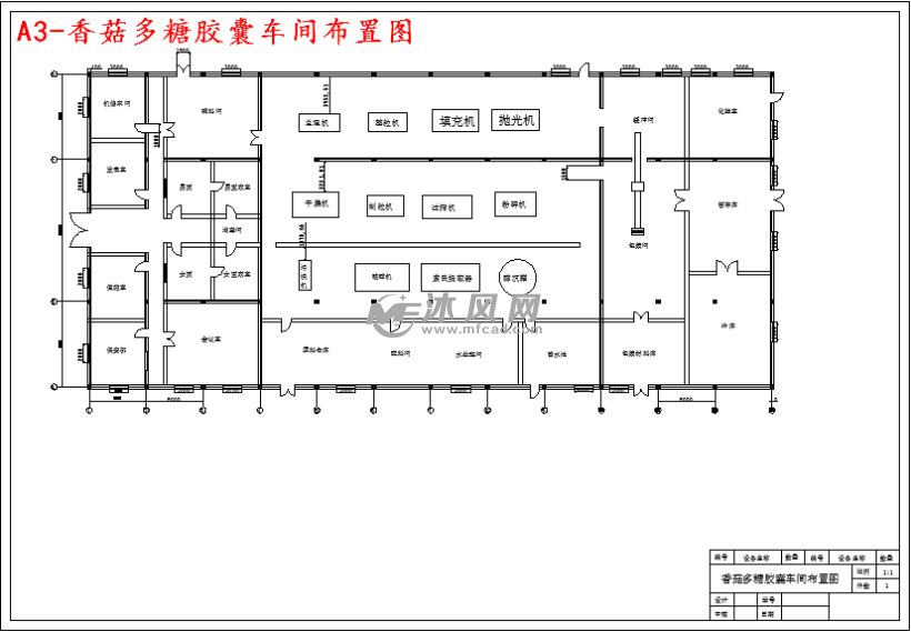 a3-香菇多糖胶囊车间布置图