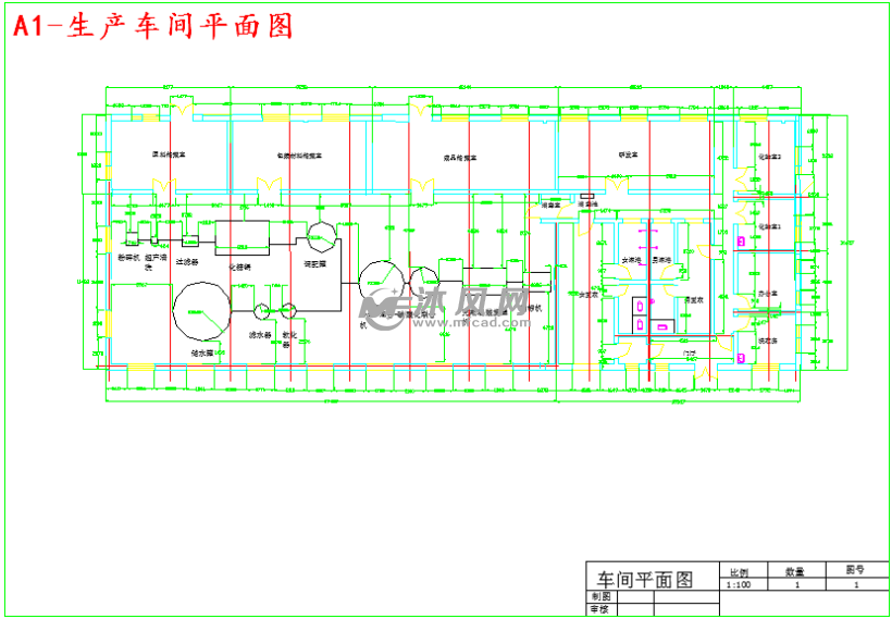 a1-生产车间平面图