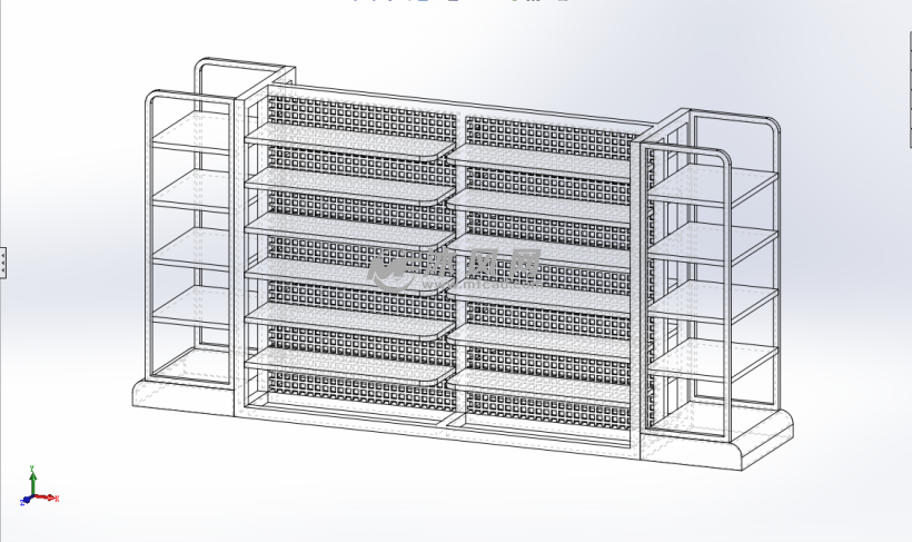 商品货架模型