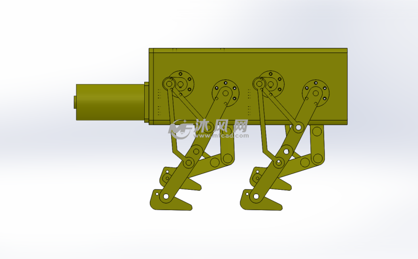 四足仿生行走机构创新设计