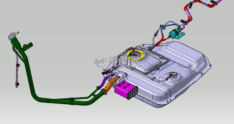 汽车燃油系统设计模型