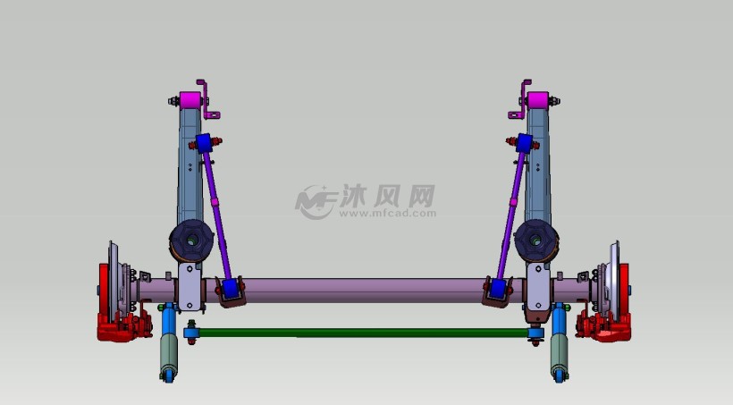 面包车后桥结构设计