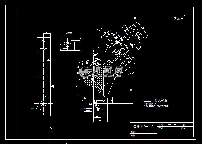 杠杆(ca6140车床)零件机械加工工艺