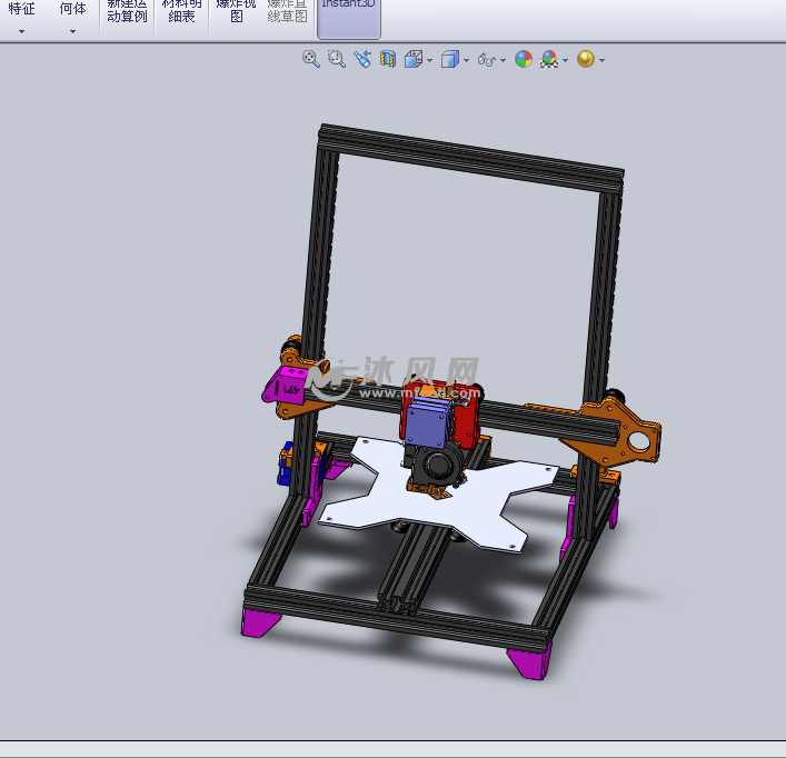 快速打印的3d打印机设计模型