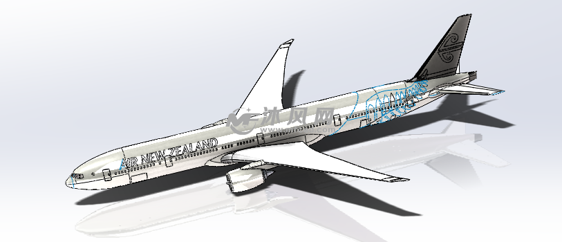 波音777-300er飞机模型