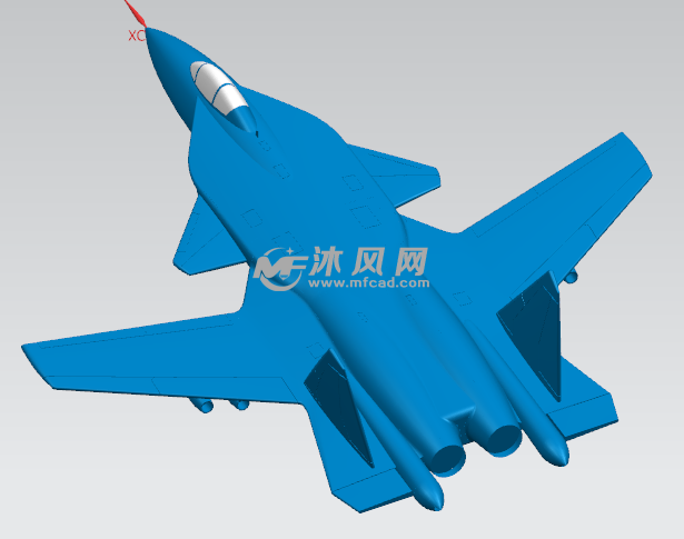 ug战斗歼击机三维