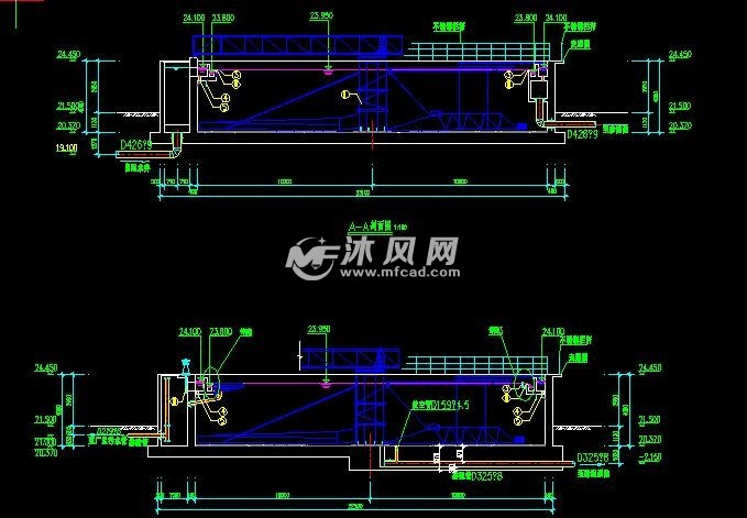 20米中心传动单管吸泥机工艺图