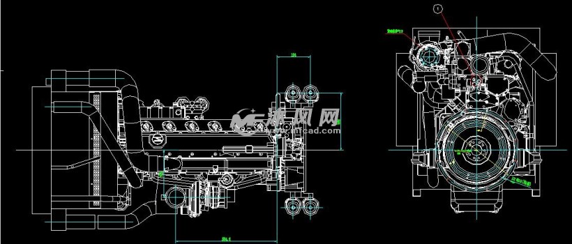 柴油发动机结构展示详图