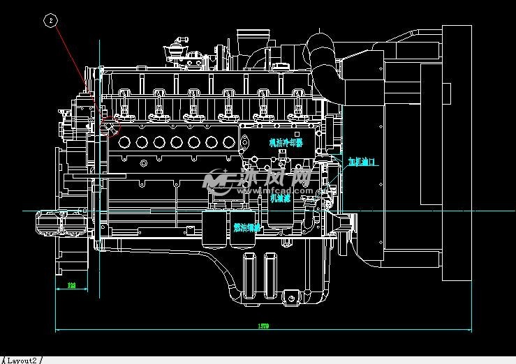 柴油发动机结构展示详图