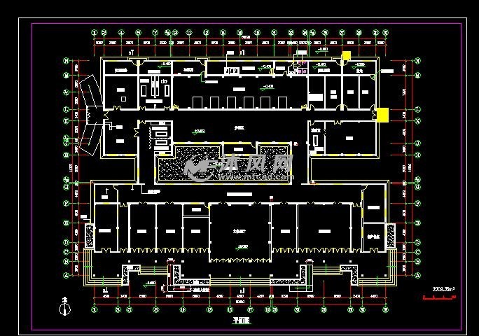 某地殡仪馆建筑结构图