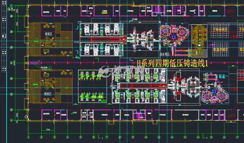 cad建筑图纸 建筑图纸 工农业建筑图纸 车间厂房施工图纸