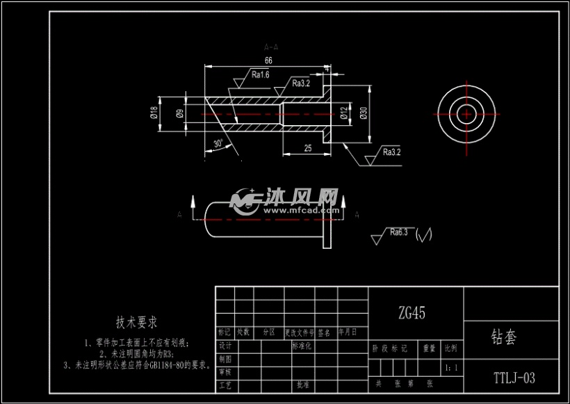 套筒零件钻2-φ10孔专用夹具设计