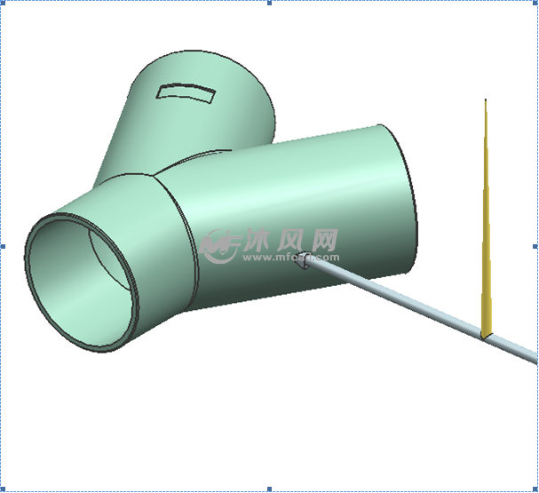 y型三通管件注塑模具设计