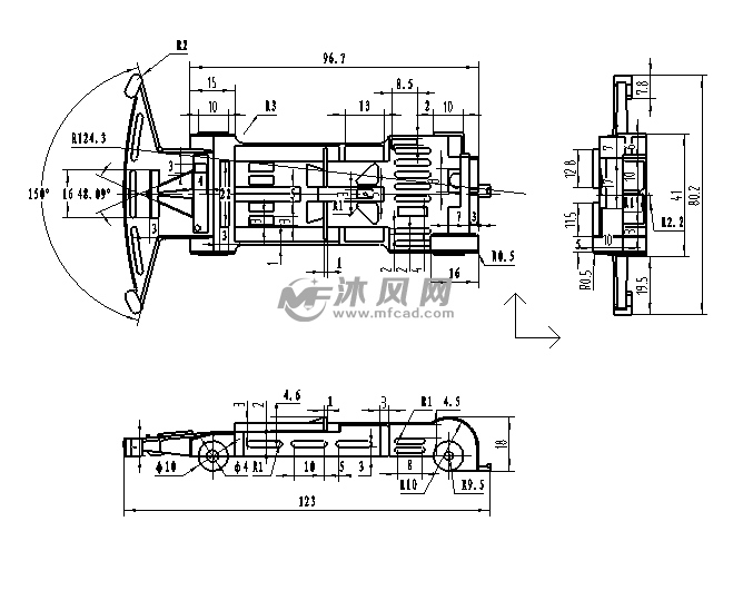 玩具四驱车底座成型工艺与模具设计