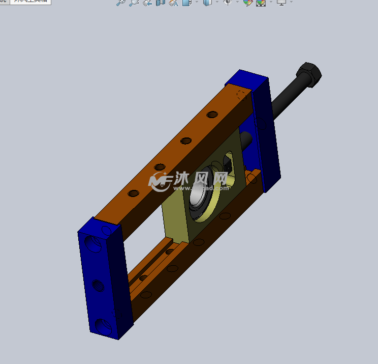 传送带张紧构件模型图