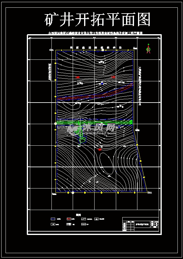 矿井开拓平面图