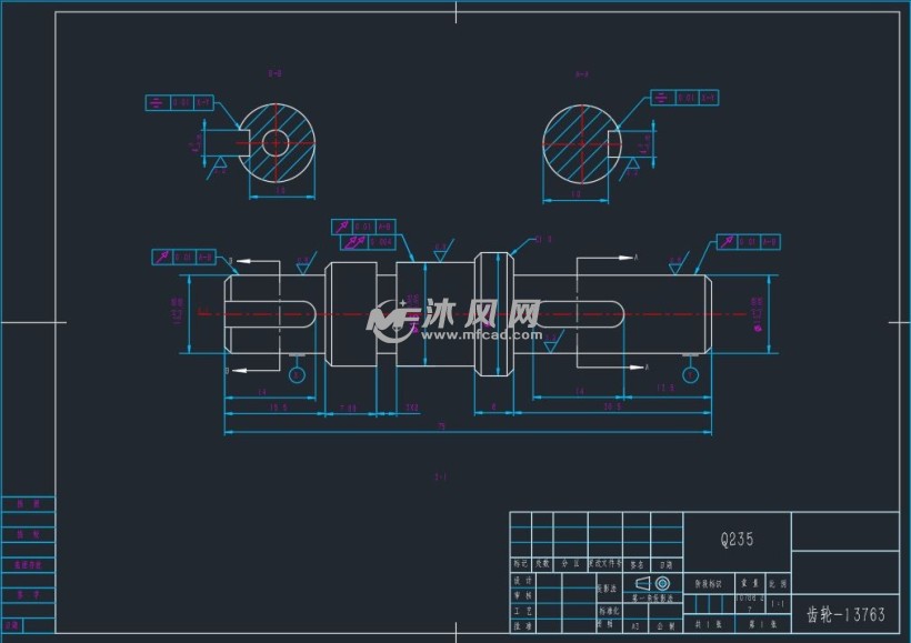 车床溜板箱装配图