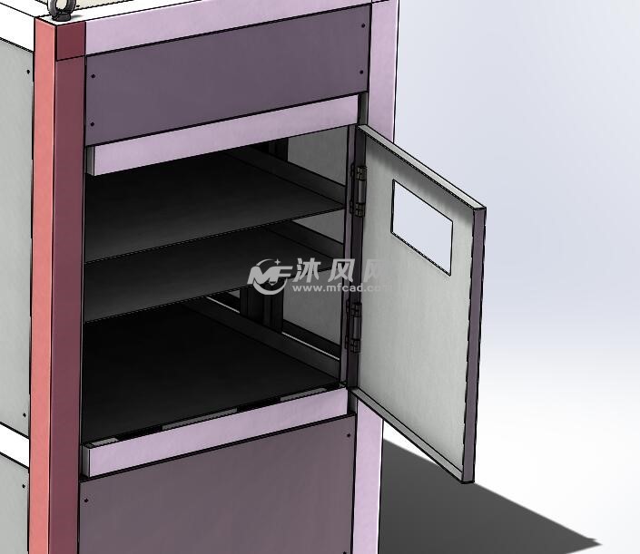 solidworks画钣金机柜,solidworks画钣金箱体 钣金机柜sw模型