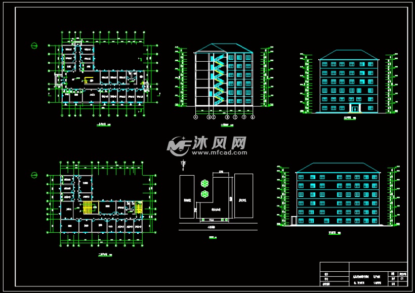 综合办公楼的设计 - 设计方案图纸 - 沐风网