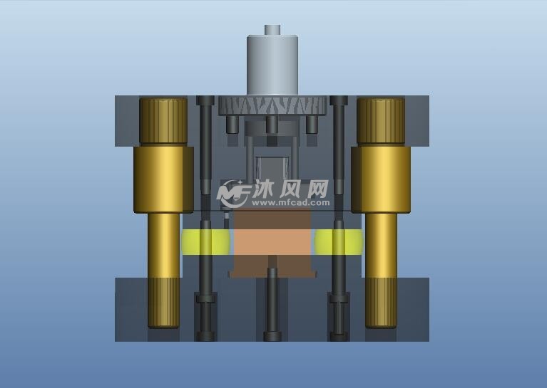 梯形支架冲孔落料模具设计