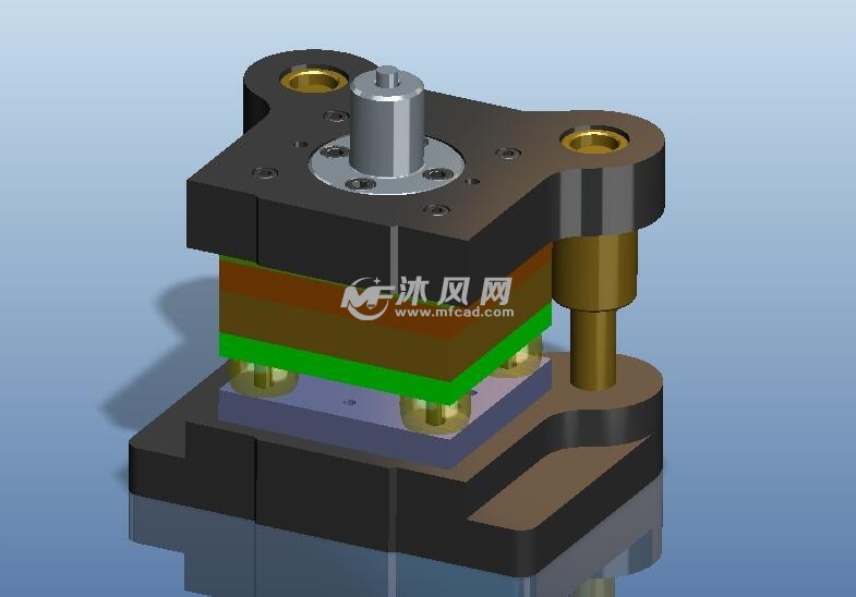 梯形支架冲孔落料模具设计