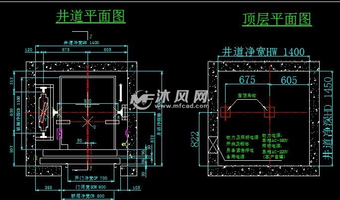 龙门架土建图 - cad建筑图纸 - 沐风网