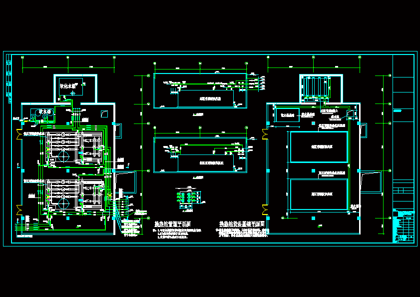 某小区换热站工艺设计 - 暖通图纸 - 沐风网