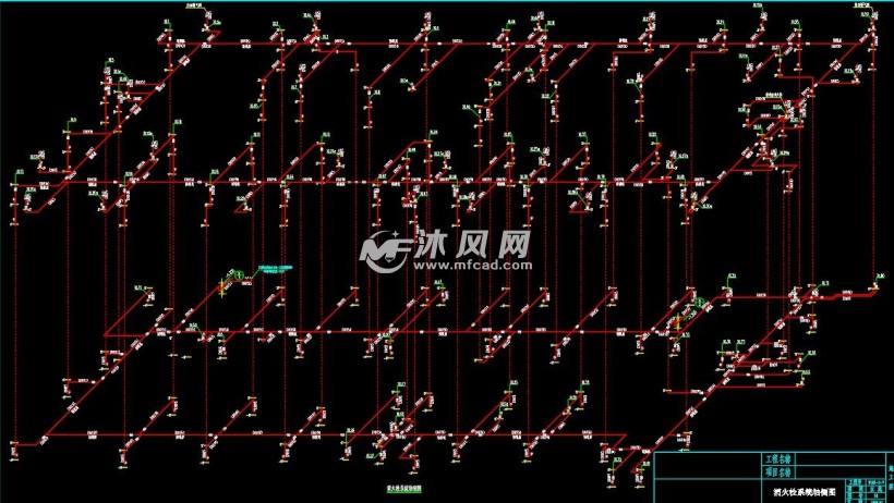 消火栓系统轴侧图