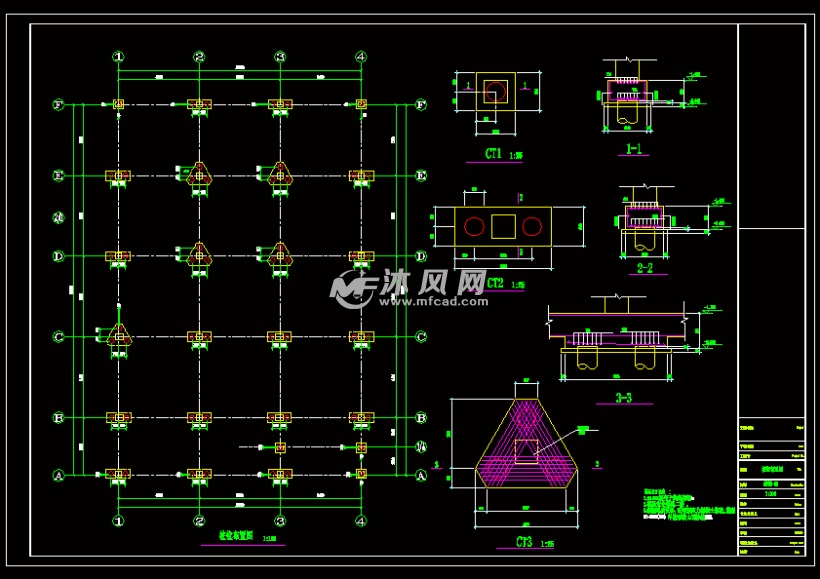 桩位布置图