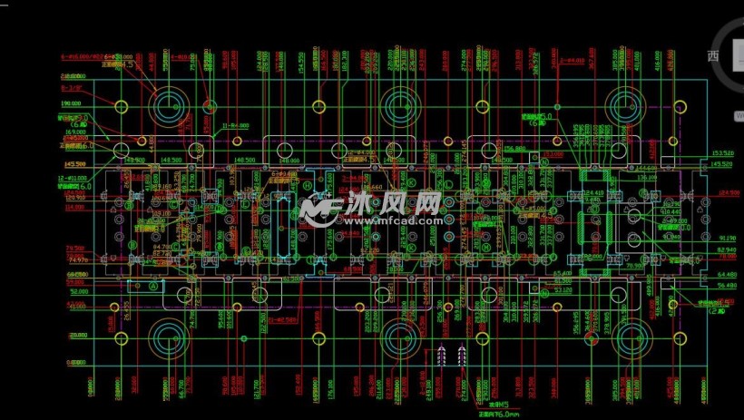 外扣散热片模具