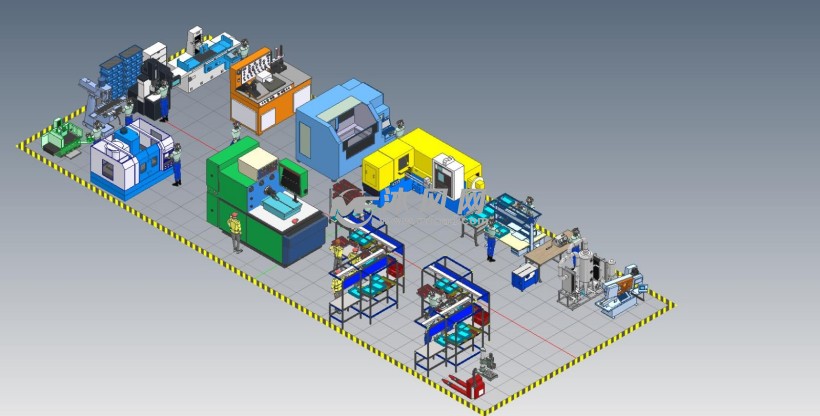 机械加工车间布局设计模型