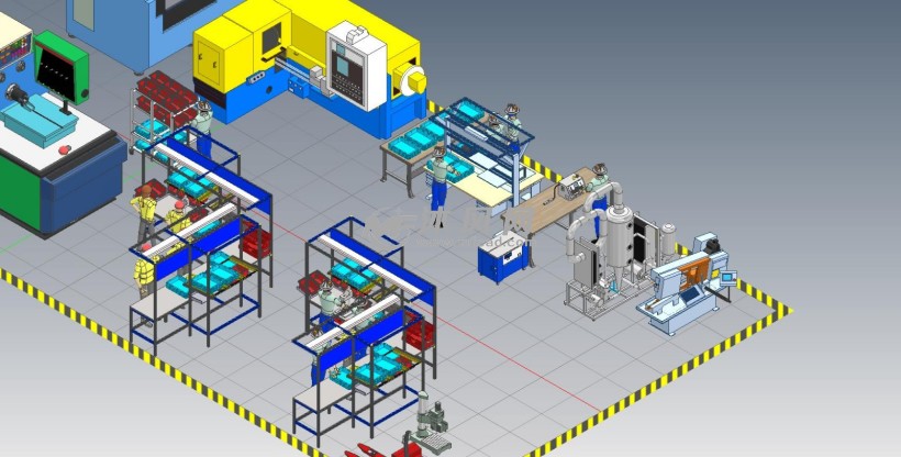 机械加工车间布局设计模型