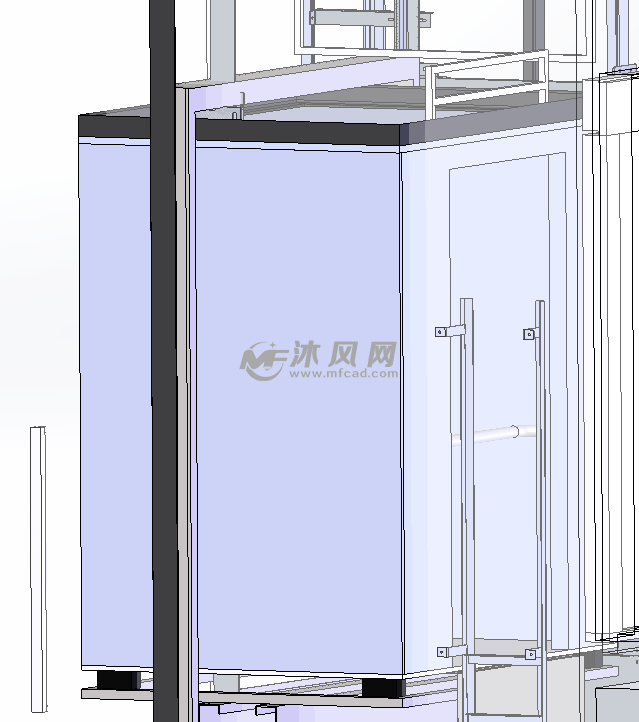 井道电梯轿厢架机构模型设计