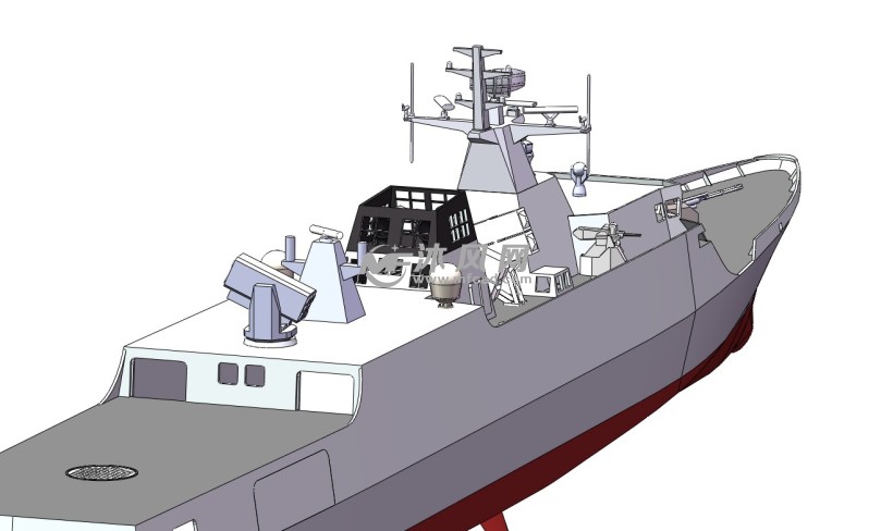 型轻型护卫舰正视图056护卫舰装配体雇佣ta 关注查看我的个作品s7758z
